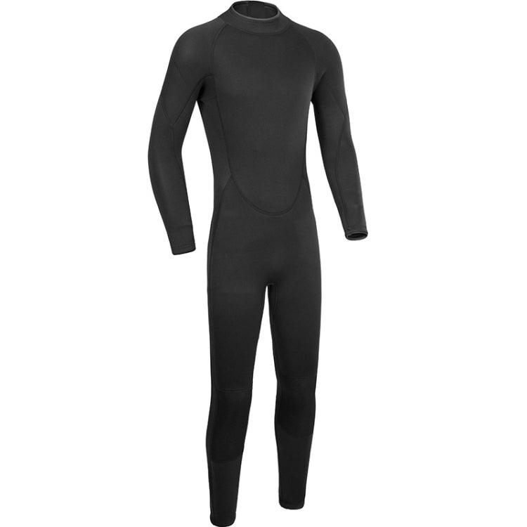 Unisex 3mm Neoprene Full Wetsuit with Long Back Zipper for Diving and Surfing