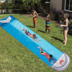 Kids' Double Water Splash Slide Play Mat