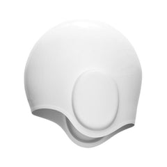 Silicone Swimming Cap with Waterproof Ear Protection in Solid Colors