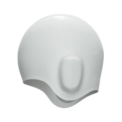 Silicone Swimming Cap with Waterproof Ear Protection in Solid Colors