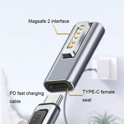 Type-C to MagSafe Adapter for Everyday Device Charging Needs