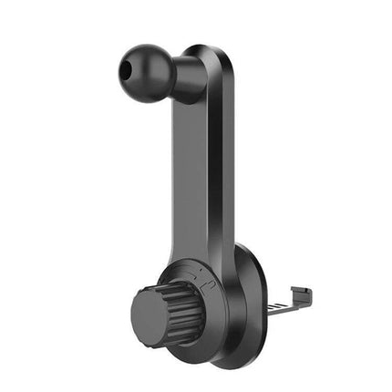 Car Air Vent Phone Holder Rotatable 13mm Ball Head secure clamp on bar-shaped vents, 360° rotation and single-hand mount