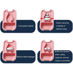 Minicaja para cortar pastillas Westwood TP-009, caja de almacenamiento, dispensador