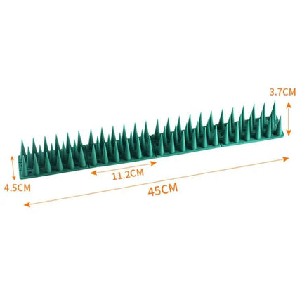 Plastic Bird Repellent Thorns Anti Climb Nails for Fences Brown | Syndmart