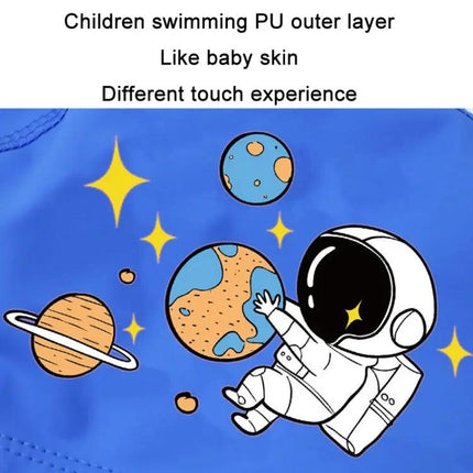Children Waterproof PU Swimming Cap - Cute Cartoon Elastic | Syndmart