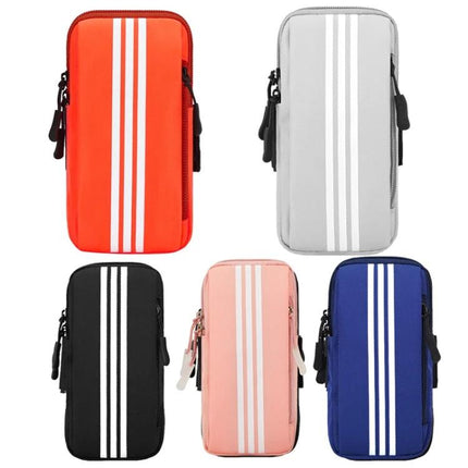 Waterproof Running Arm Bag For Phone in multiple colors with large zipper pocket and breathable mesh for running and cycling