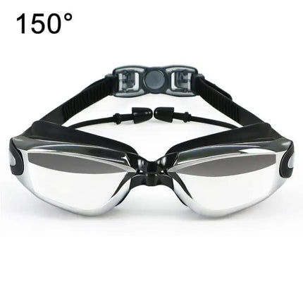 HAIZID Myopia Swimming Goggles Anti-Fog Waterproof Silicone | Syndmart