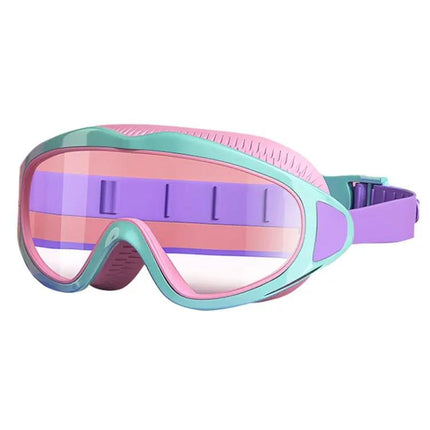 Kids Anti Fog Swimming Goggles Large Frame Silicone | Syndmart