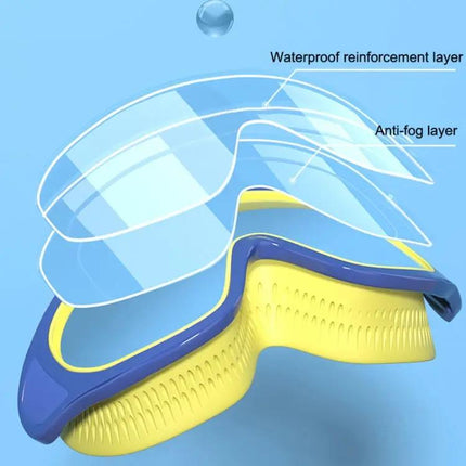 Kids Anti Fog Swimming Goggles Large Frame Silicone | Syndmart