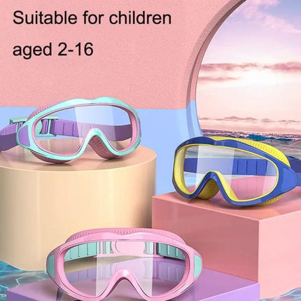 Kids Anti Fog Swimming Goggles Large Frame Silicone | Syndmart