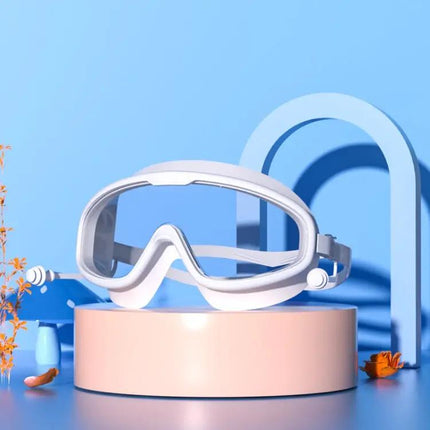 Kids Large Frame Anti Fog Waterproof Goggles With Earplugs