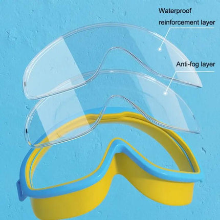 Kids Large Frame Anti Fog Waterproof Goggles With Earplugs