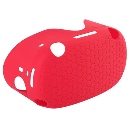 Shockproof Silicone Cover for Oculus Quest 2 in Multiple Colors - red textured protective silicone case for VR headset