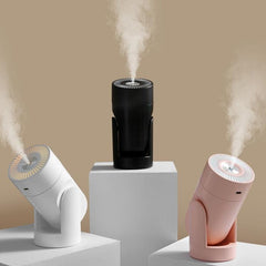 Colorful Rotating USB Night Light Humidifier with Adjustable Mist