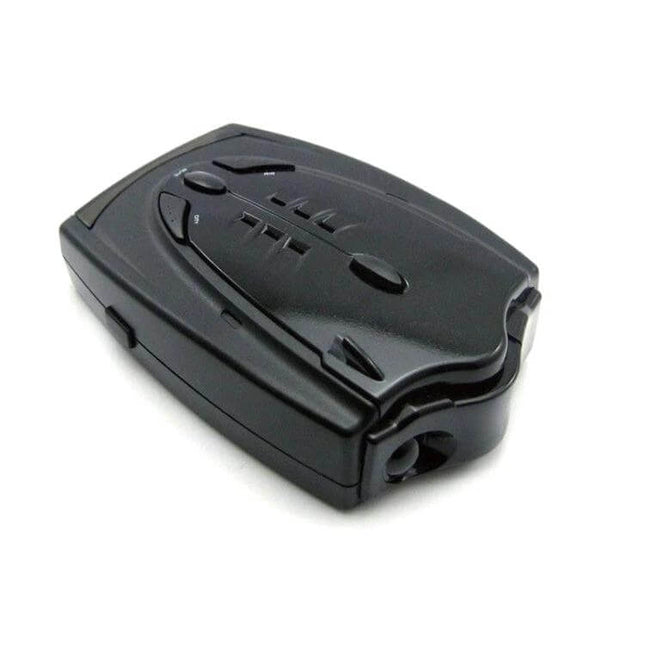 Electronic Car Radar for Speed and Flow Early Warnings black compact detector device for highway and urban driving alerts