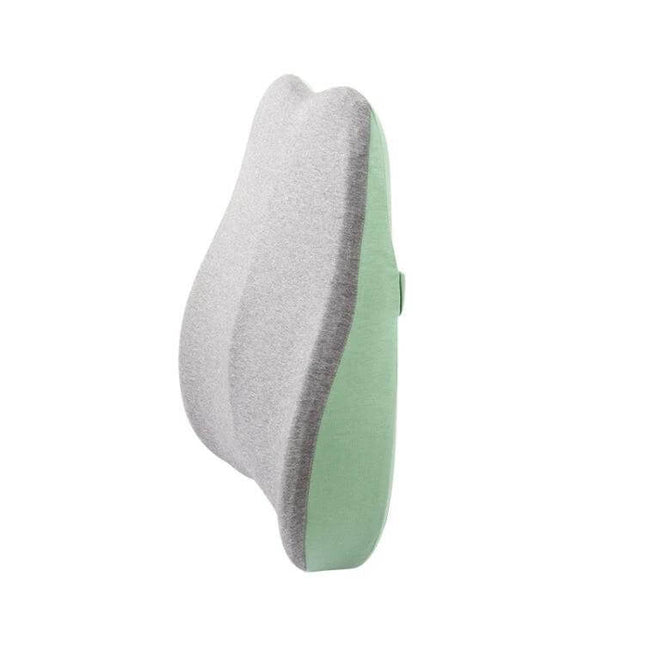 Memory Foam Lumbar Pillow For Office Chair Pink Comfort - pink memory foam lumbar support with elastic strap for desk chairs