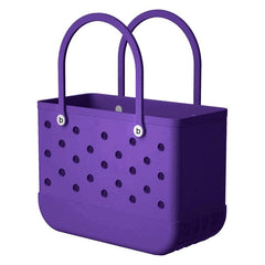 Water-Resistant EVA Beach Tote with Ventilation Holes