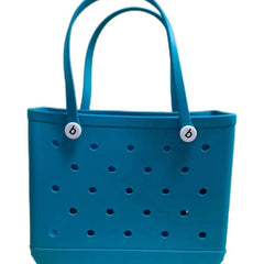 Water-Resistant EVA Beach Tote with Ventilation Holes