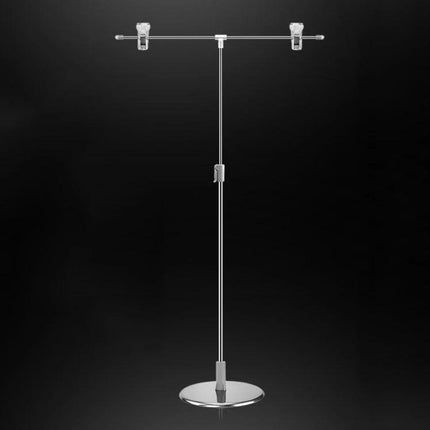 Adjustable Photography Backdrop Stand for Studio Sessions with stainless steel adjustable height and crossbar for portrait and product setups