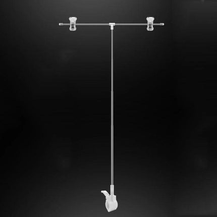 Adjustable Photography Backdrop Stand for Studio Sessions — stainless steel, height-and-width adjustable support for portrait and product setups