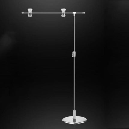 Adjustable Photography Backdrop Stand for Studio Sessions stainless steel stand with clamps, adjustable height and width for portrait and product shoots