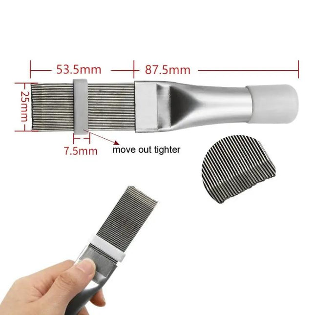 Air Conditioner Fin Cleaning Tool Coil Comb Folding Brush | Syndmart