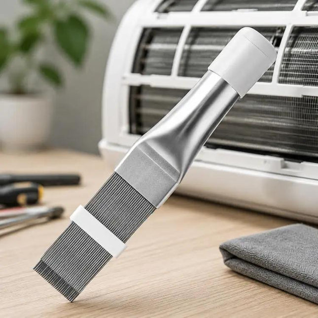 Air Conditioner Fin Cleaning Tool Coil Comb Folding Brush | Syndmart