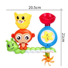 Cute Monkey Waterwheel Baby Bath Toy