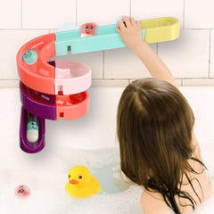 Water Play Bath Building Blocks for Kids - Fun Slide Toy Set