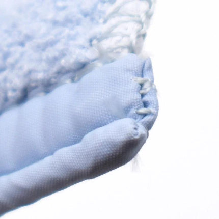 Replacement Hemming Mop Cloth for Xiaomi Roborock S7, T7S and G10 Models close-up of blue stitched hemming mop cloth corner
