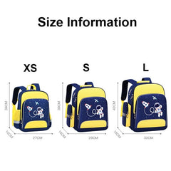 Lightweight Cartoon School Backpack for Kids with Reflective Safety Features and Load-Reducing Design