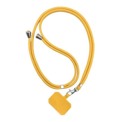 Adjustable Phone Lanyard Set of 2 with Detachable Neck Cord - yellow adjustable neck cord with detachable phone mount for hands-free use