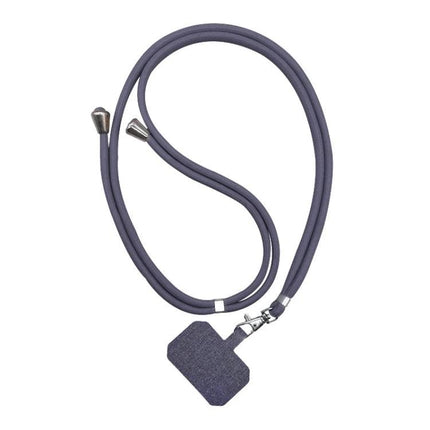 Adjustable Phone Lanyard Set of 2 with Detachable Neck Cord – gray adjustable neck cord with detachable phone anchor, secure hands‑free carry