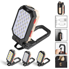 Versatile COB LED Work Light with USB Charging and Emergency Functions