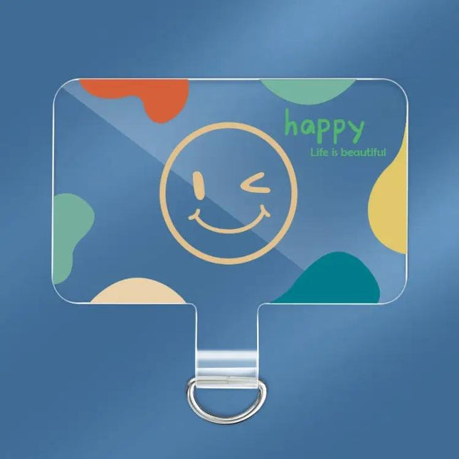 Universal Phone Lanyard with Smiley Face Design for Secure Attachment
