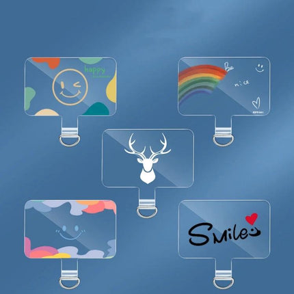 Universal Phone Lanyard with Smiley Face Design for Secure Attachment