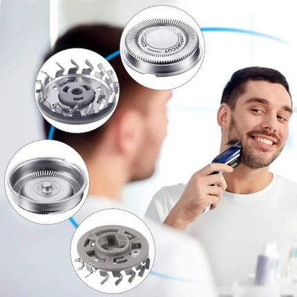 Razor Blade Set, 3-Pack For Shaver Replacement Home Use