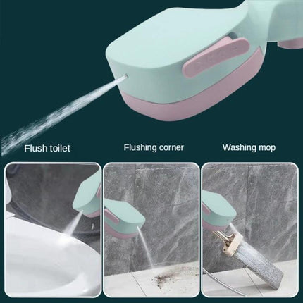Adjustable Handheld Shower Head for Daily Home Bathing Needs - compact multi-mode sprayer for toilet flush, corner rinsing, and mop washing