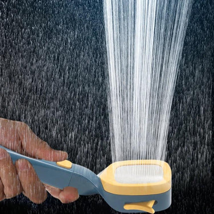 Adjustable Handheld Shower Head for Daily Home Bathing Needs — handheld shower head showing adjustable rain and targeted spray for everyday use