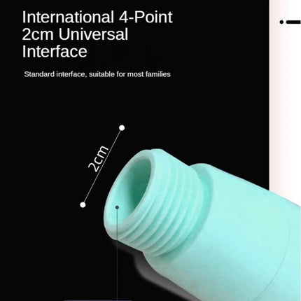 Adjustable Handheld Shower Head for Daily Home Bathing Needs showing 2cm international 4-point universal threaded interface