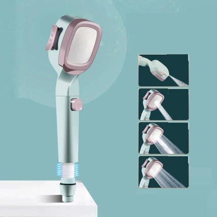 Adjustable Handheld Shower Head for Daily Home Bathing Needs - pastel pink mint multi-mode spray for everyday bathing and cleaning