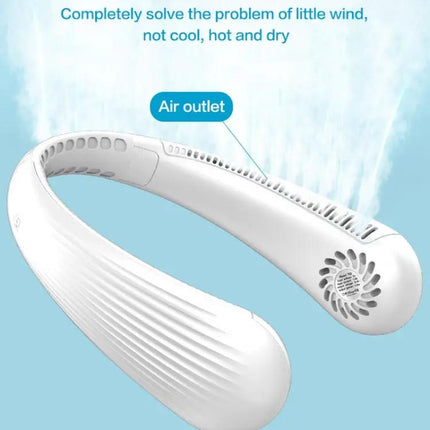 Hanging Neck Fan with Bladeless Design for Everyday Cooling