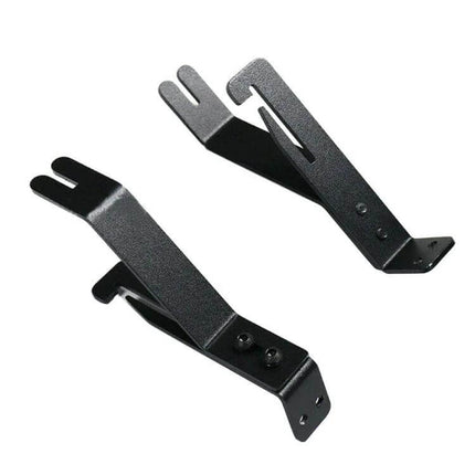 Punch-Free Front License Plate Holder for Tesla Model 3 and Y – black punch-free bracket set for front mounting, no drilling required, easy attach