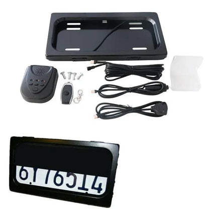 US Standard Rolling Shutter Car License Plate Frame Bracket for Single Plate