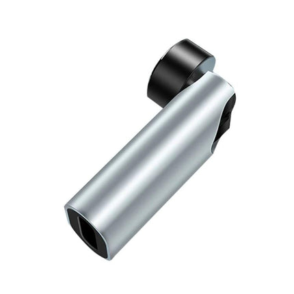Versatile Magnetic Cable for Everyday Device Charging and Transfer showing 7-pin rotary magnetic adapter in silver for quick charging and data transfer