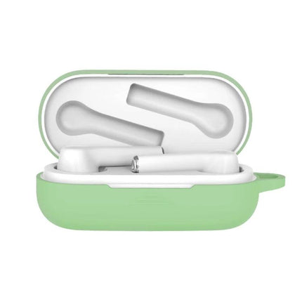Silicone Case for Huawei Earphones in Everyday Travel - mint green skin-friendly protective case for Honor FlyPods 3, compact pocket-ready travel protection
