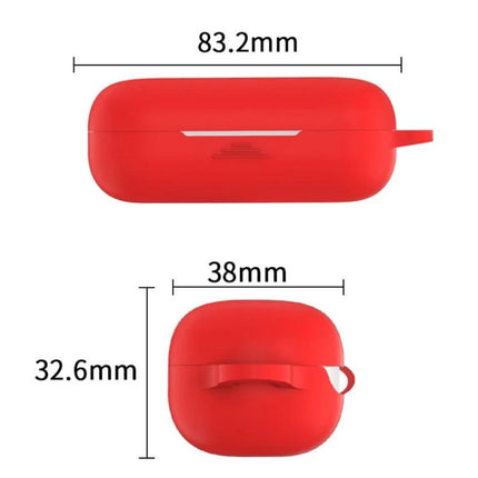 Silicone Case for Huawei Earphones in Everyday Travel - red silicone Honor FlyPods 3 protective case with dimensions 83.2x38x32.6mm, pocket-friendly