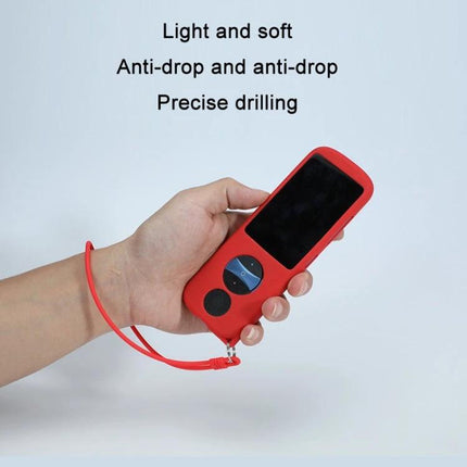Silicone Case Protects iFLYTEK Translator for Daily Travel - Red silicone protective cover with wrist strap