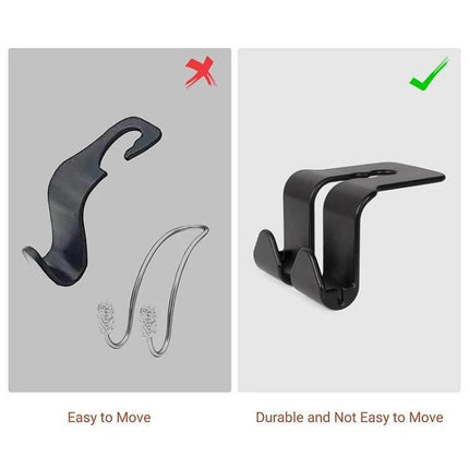 Multifunctional Car Seat Hook Phone Holder Front Or Back Mount durable ABS front or back seat hook keeps phone keys secure during drives