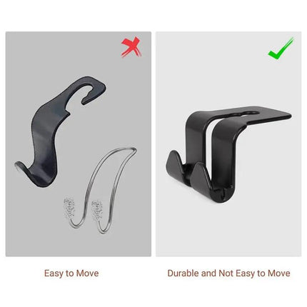 Multifunctional Car Seat Hook Phone Holder Front Or Back Mount | Syndmart